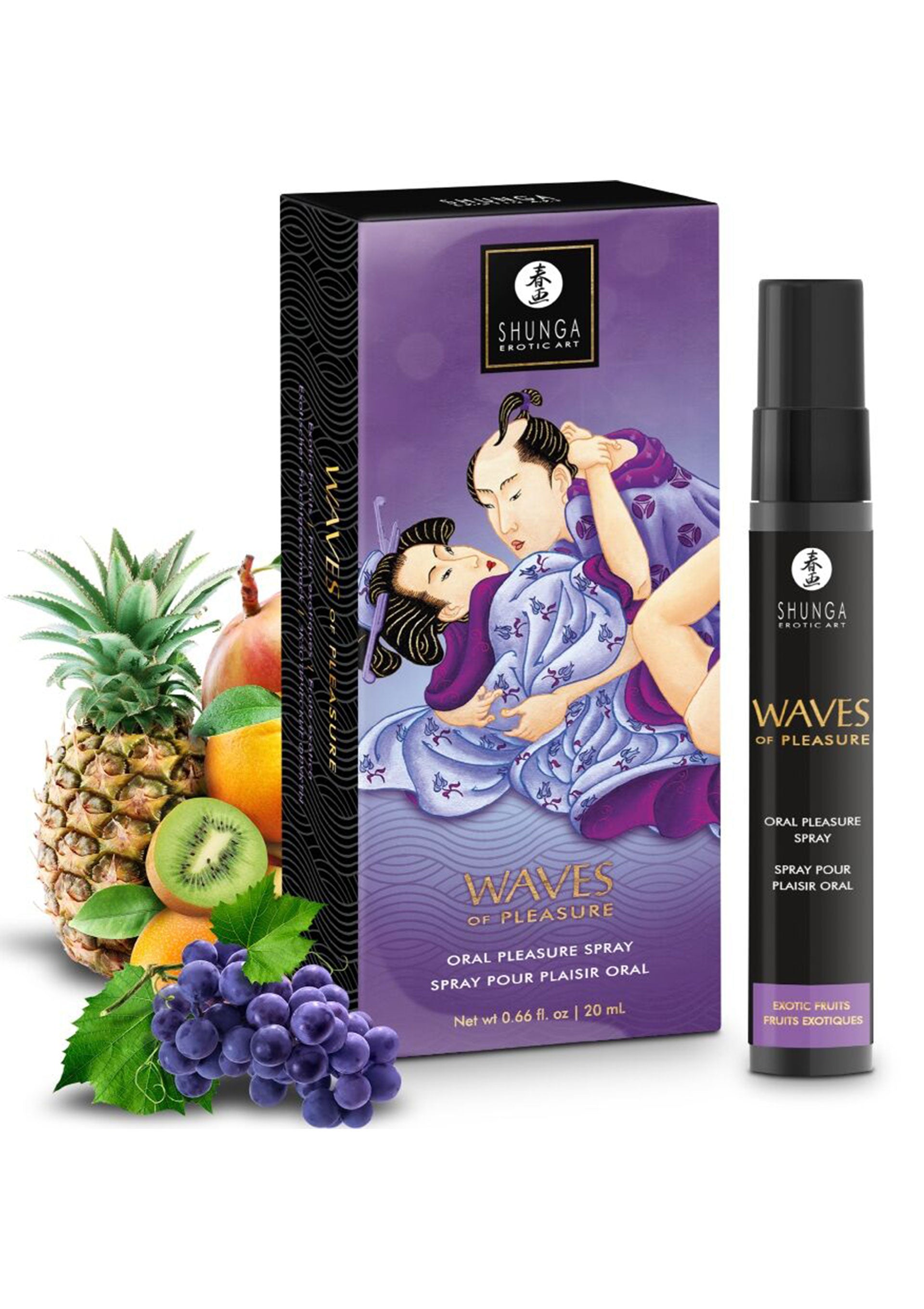 Stimulant intime Shunga Waves of Pleasure Oral Spray