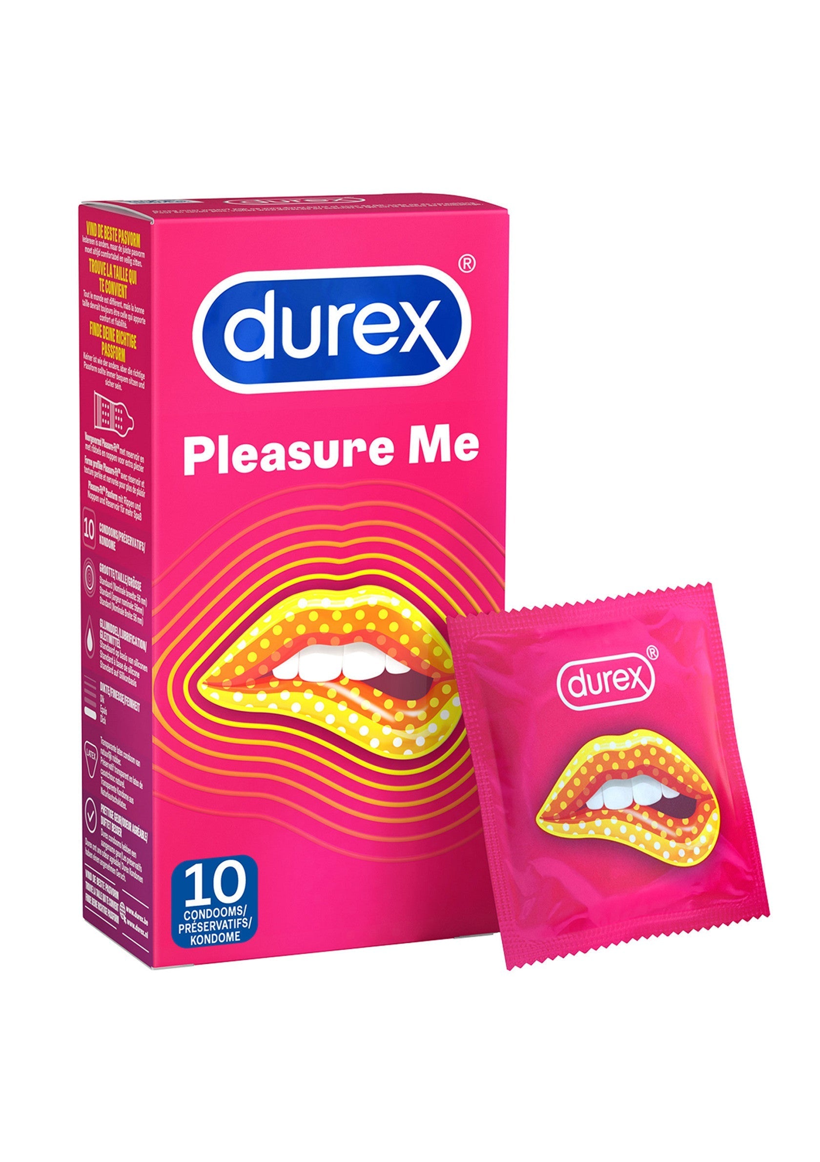 Préservatif Durex Pleasure Me 6 x 10