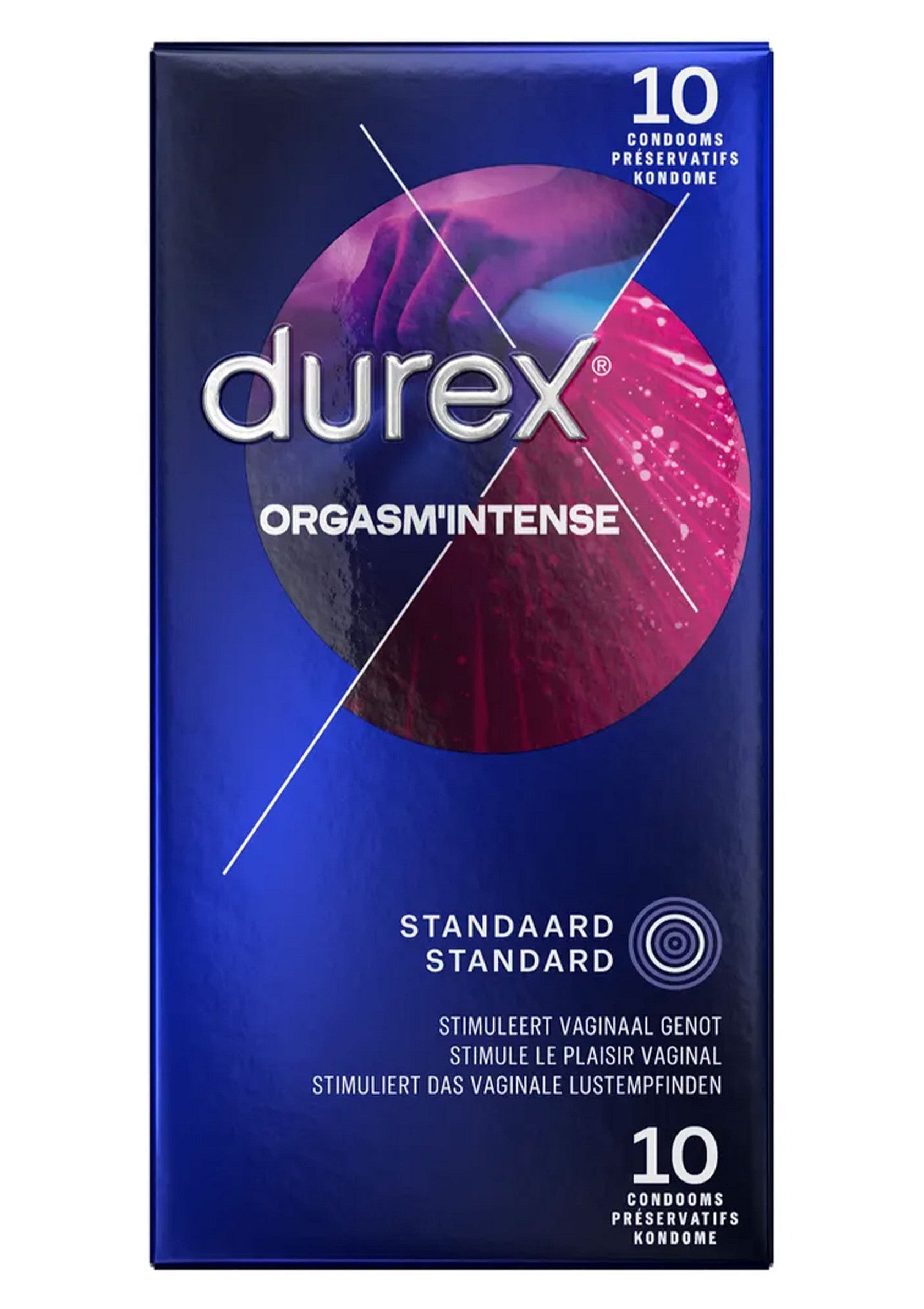 Préservatif Durex Orgasm Intense 6 x 10