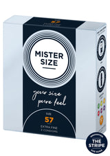 Préservatif MISTER SIZE 57mm Condoms 3pcs