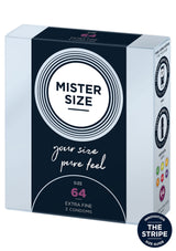Préservatif MISTER SIZE 64mm Condoms 3pcs