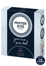Préservatif MISTER SIZE 69mm Condoms 3pcs