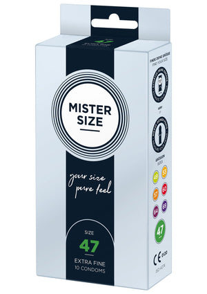 Préservatif MISTER SIZE 47mm Condoms 10pcs