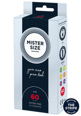 Préservatif MISTER SIZE 60mm Condoms 10pcs