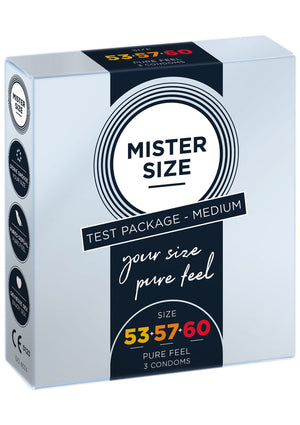 Préservatif MISTER SIZE 53-57-60mm 3-pack