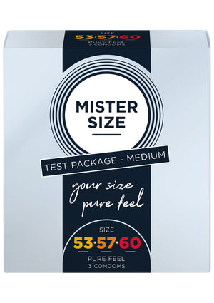 Préservatif MISTER SIZE 53-57-60mm 3-pack