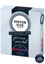 Préservatif MISTER SIZE 60-64-69mm 3-pack