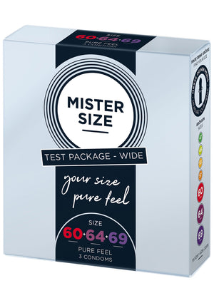 Préservatif MISTER SIZE 60-64-69mm 3-pack