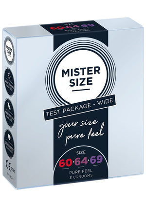 Préservatif MISTER SIZE 60-64-69mm 3-pack