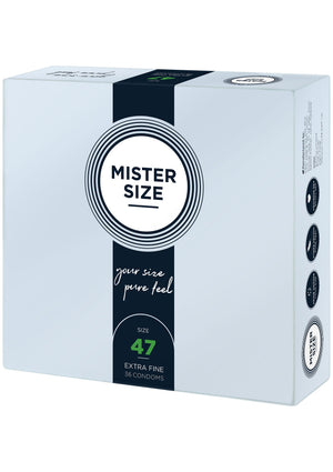 Préservatif MISTER SIZE 47mm Condoms 36pcs