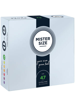 Préservatif MISTER SIZE 47mm Condoms 36pcs