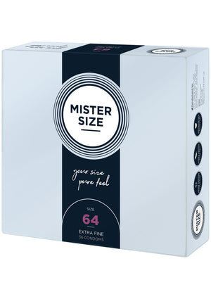 Préservatif MISTER SIZE 64mm Condoms 36pcs