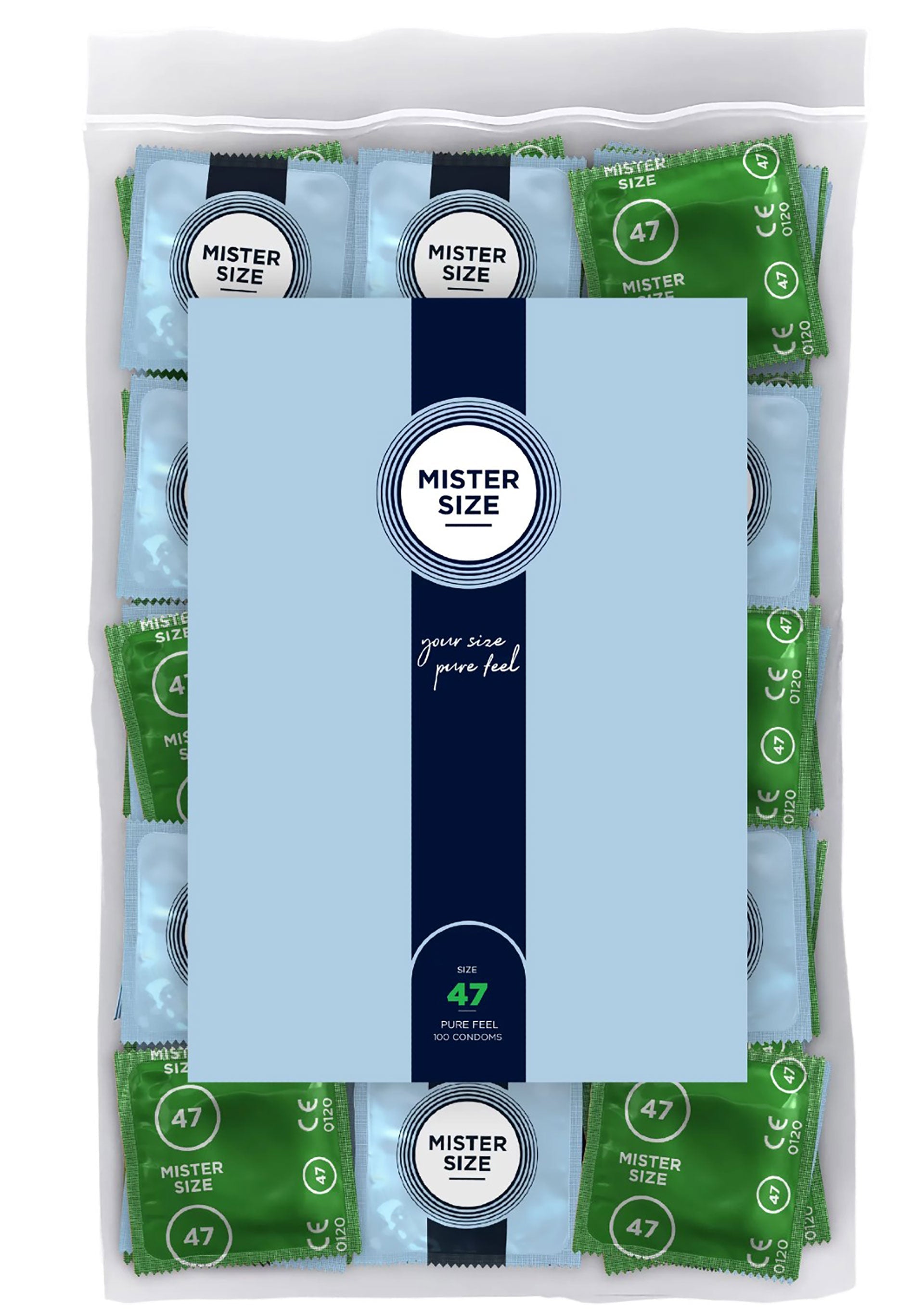 Préservatif MISTER SIZE 47mm Condoms 100pcs