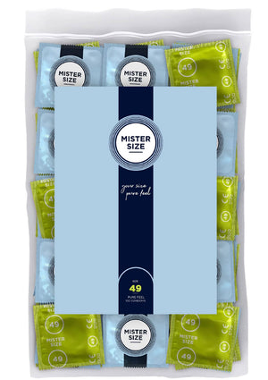 Préservatif MISTER SIZE 49mm Condoms 100pcs