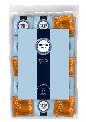 Préservatif MISTER SIZE 57mm Condoms 100pcs