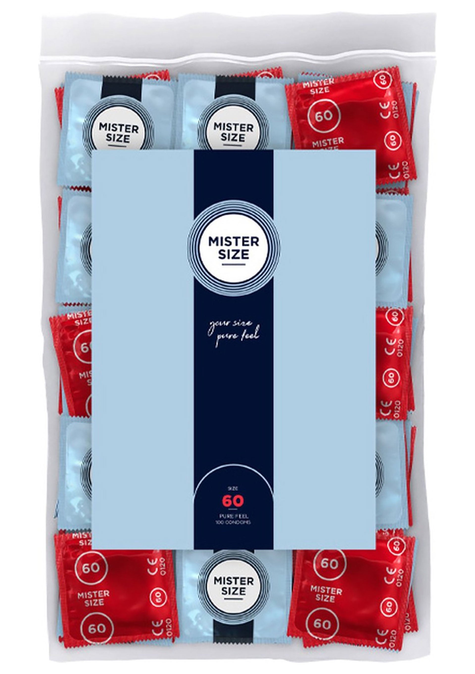 Préservatif MISTER SIZE 60mm Condoms 100pcs