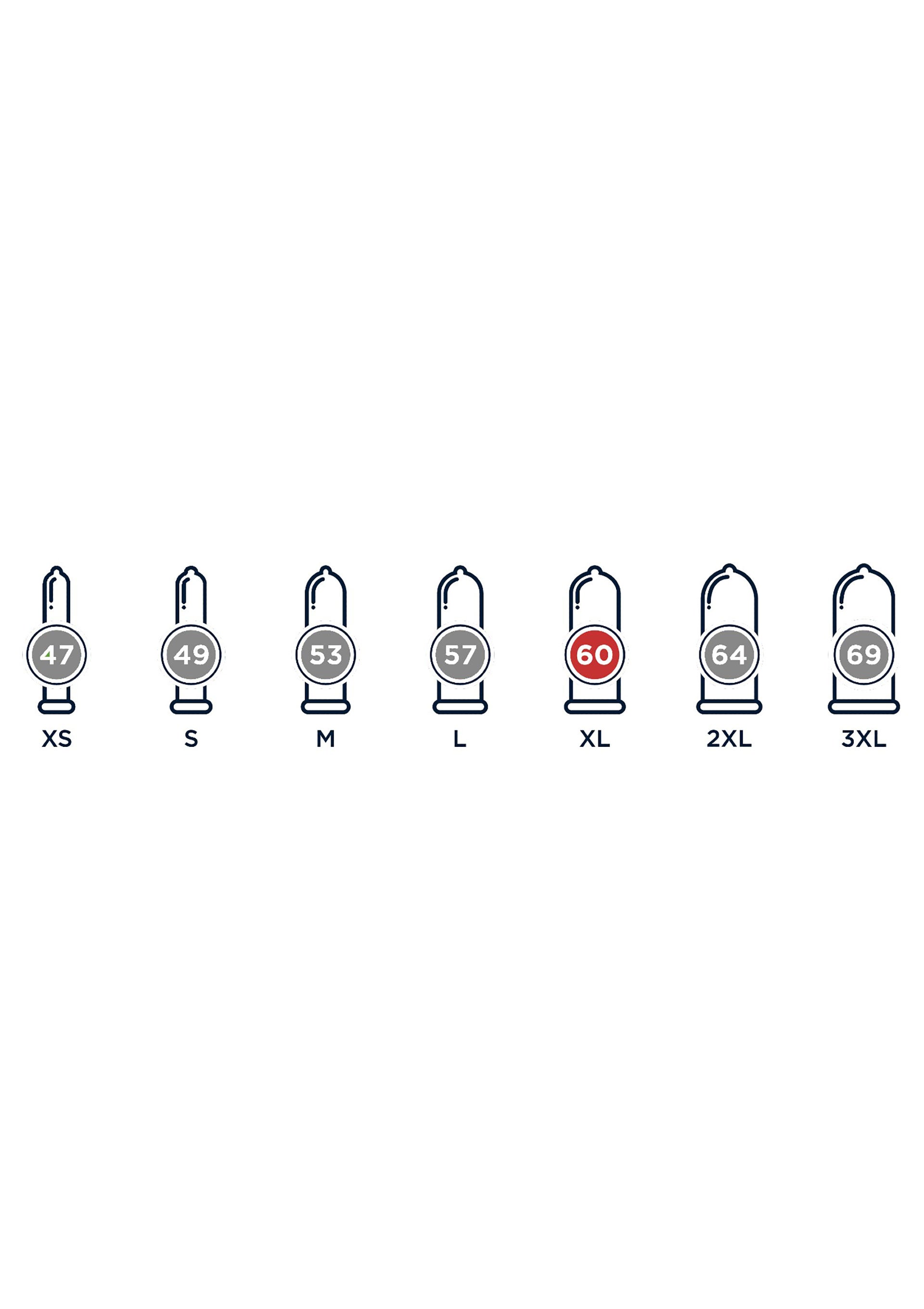 Préservatif MISTER SIZE 60mm Condoms 100pcs