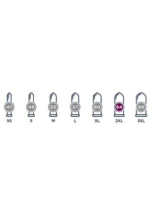 Préservatif MISTER SIZE 64mm Condoms 100pcs