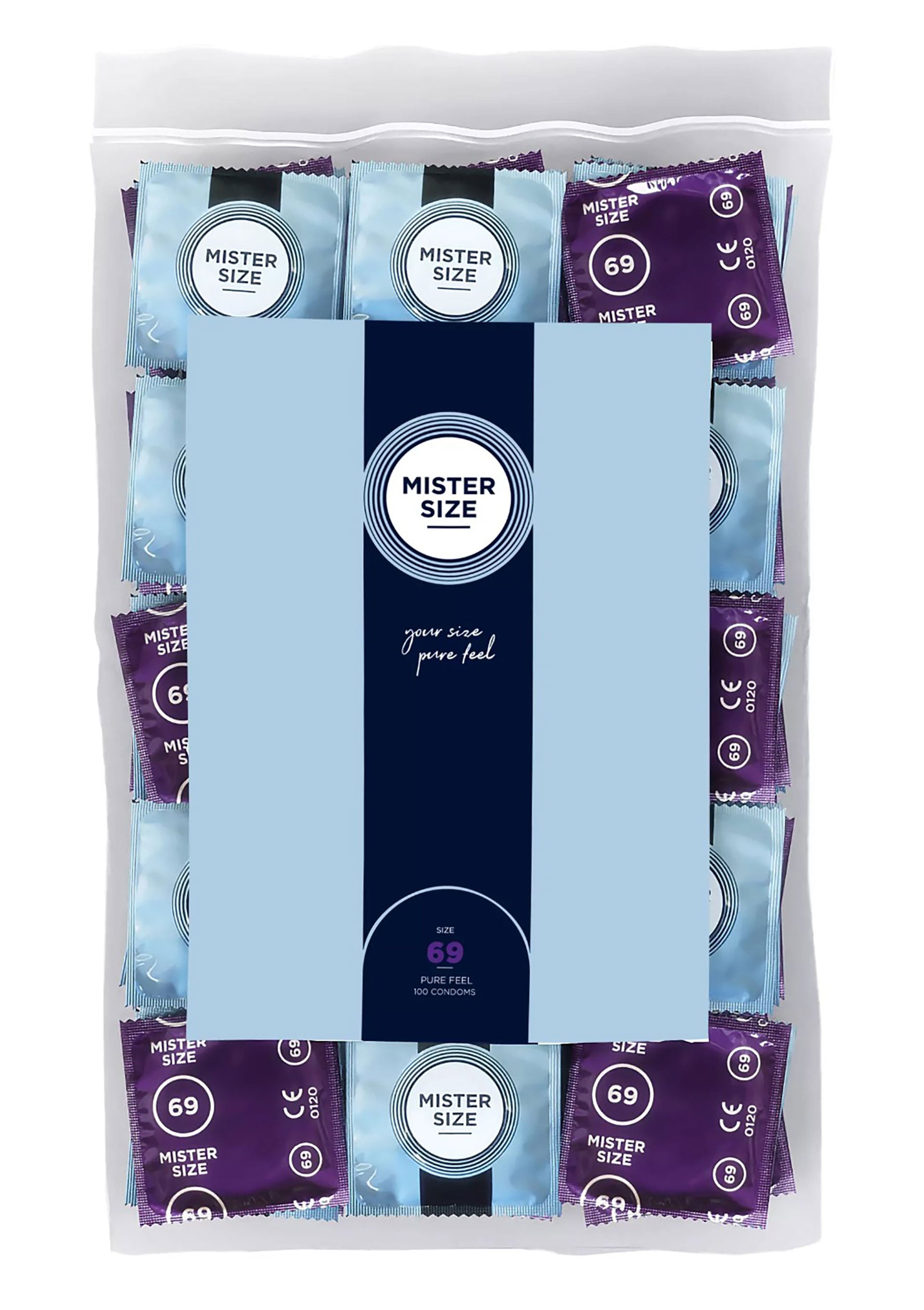 Préservatif MISTER SIZE 69mm Condoms 100pcs