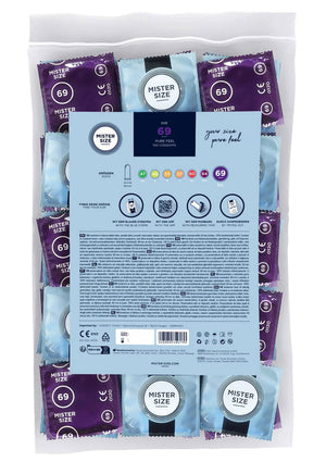 Préservatif MISTER SIZE 69mm Condoms 100pcs