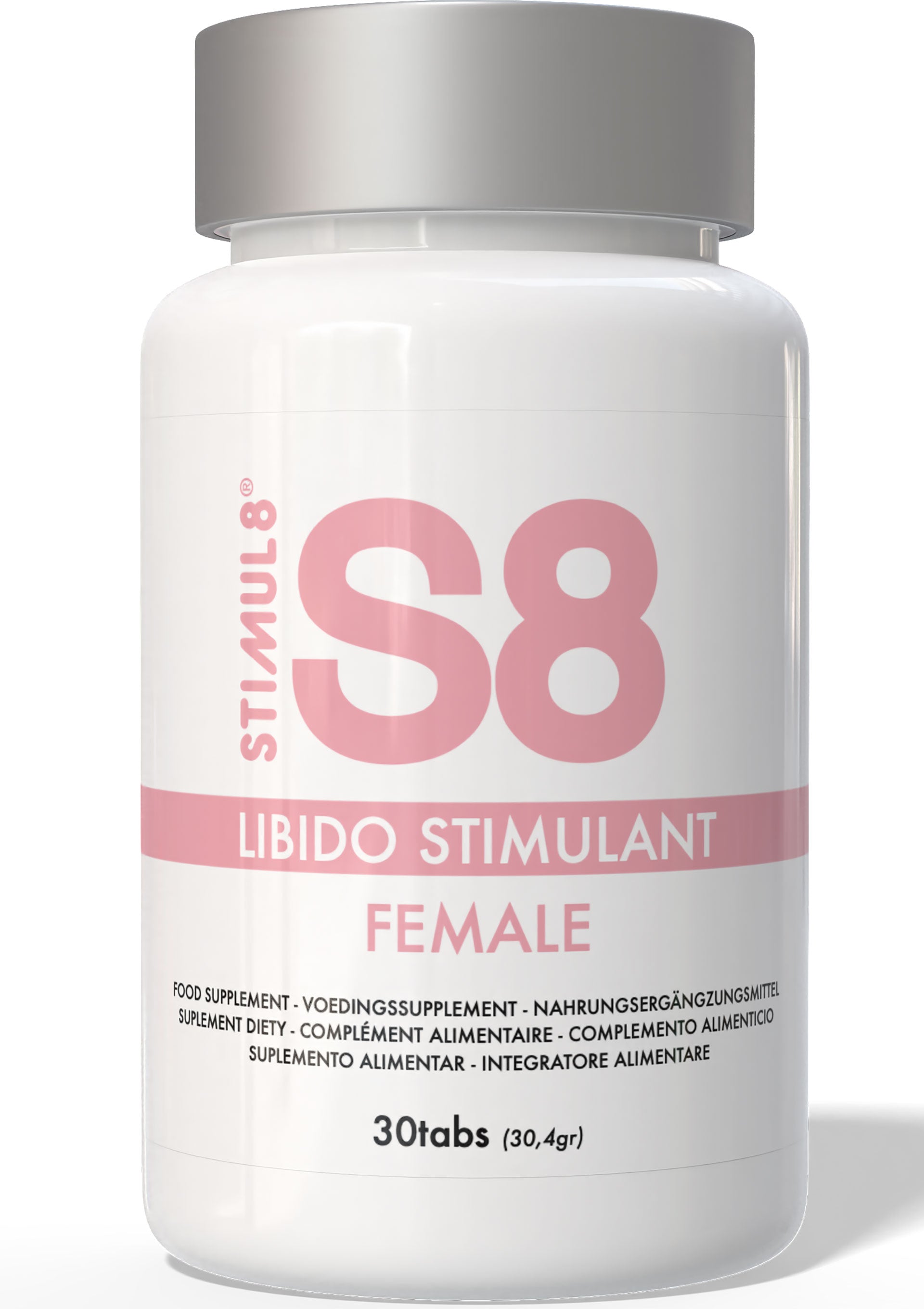 Stimulant intime Stimul8 S8 S8 Libido Stimulant Tabs 30 pcs