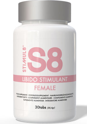 Stimulant intime Stimul8 S8 S8 Libido Stimulant Tabs 30 pcs