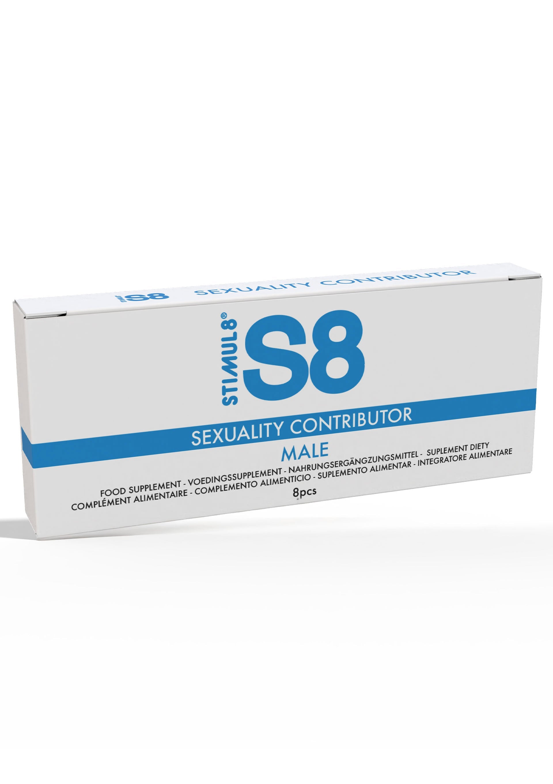 Stimulant intime Stimul8 S8 S8 Sexuality Male Tabs 8 pcs