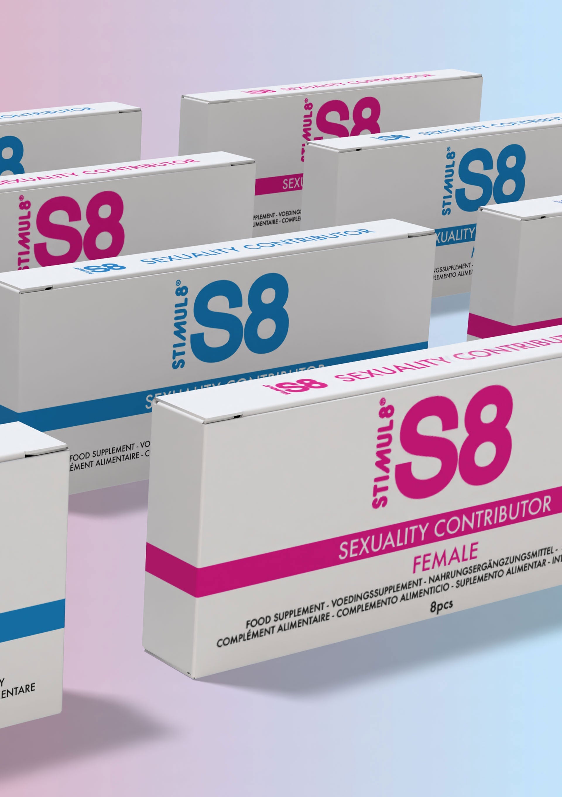 Stimulant intime Stimul8 S8 S8 Sexuality Female Tabs 8 pcs