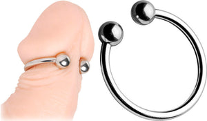 Anneau pénien pour gland en métal Master Series
