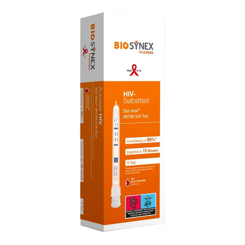Autotest de dépistage du Sida - Biosynex Autotest VIH