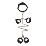 Coffret BDSM EasyToys (collier, menottes et attaches pour chevilles)