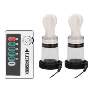 Aspire-tétons avec électrostimulation ElectroShock