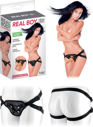 Harnais universel réglable Real Body Real Boy - Noir