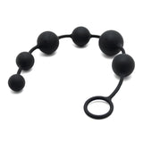 Chapelet anal en silicone souple Rimba - 40 cm