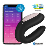 Stimulateur pour couple Satisfyer Double Joy - Noir