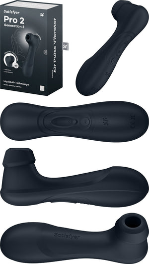 Satisfyer Pro 2 Generation 3 - Stimulateur clitoridien - Gris foncé