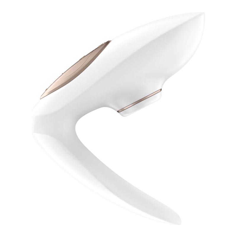 Satisfyer Pro 4 Couples - Sextoy 3 en 1 (Point G, clitoris et pénis) - Blanc