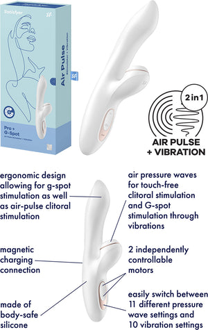 Satisfyer Pro G-Spot Rabbit - Vibromasseur rabbit Air Pulse