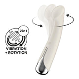Vibromasseur point G rotatif Satisfyer Spinning G-Spot - Blanc