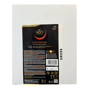 Manix Skyn Elite King Size (Grande Taille) - sans latex (144 Préservatifs)
